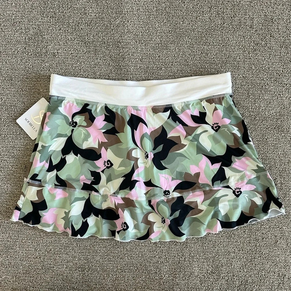 Sofibella UV Colors 14 inch Skirt Camo Floral Size XL - Picture 6 of 7